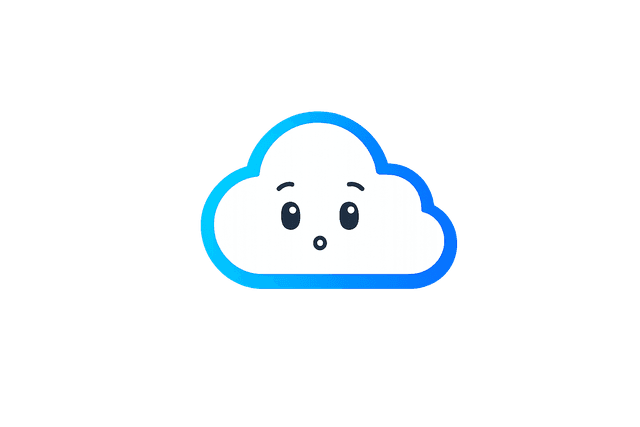 Clara, la nube de Clarani, mirando con curiosidad